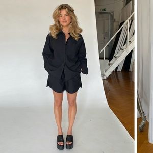 Djerf avenue breezy shorts black